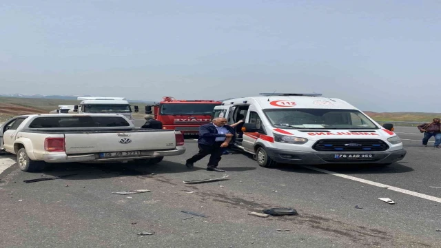 Iğdır’da trafik kazası: 2 Yaralı