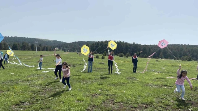 Jandarmanın uçurtma şenliğinden renkli görüntüler