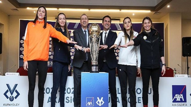 Kadınlar AXA Sigorta Kupa Voley Final Etabı’nın Basın Toplantısı Gerçekleşti