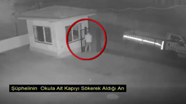 Kapı hırsızı yakalandı