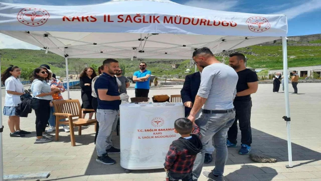 Kars’ta tütün ürünlerinin zararları anlatılıyor