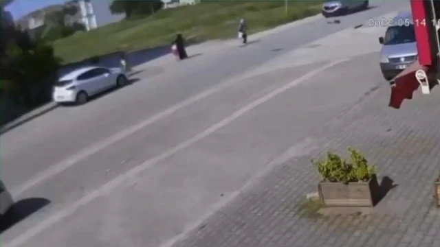 Köpekten kaçarken az daha canından oluyordu