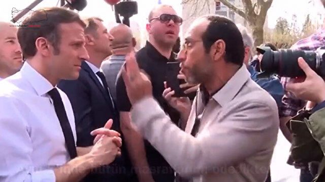 Macron'la bir Fransız vatandaşın geçinemiyoruz tartışması