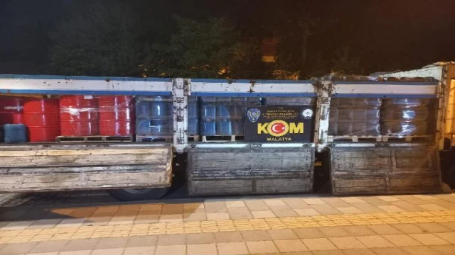 Malatya’da 12 bin 535 litre kaçak akaryakıt ele geçirildi