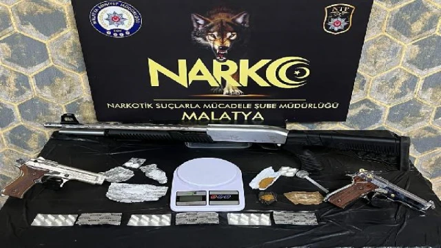Malatya’da uyuşturucu operasyonu: 14 gözaltı