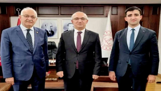 Milletvekili Erdoğan, Milli Eğitim Bakanı Yardımcısı Şensoy’u ziyaret etti