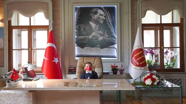 Minik Başkan Zeynep Berra’nın tek isteği yeşil alan ve park