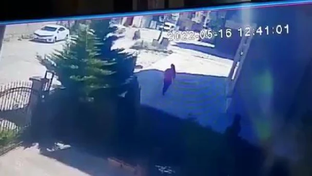 Motosikletli Ramazan’ın öldüğü kaza kamerada