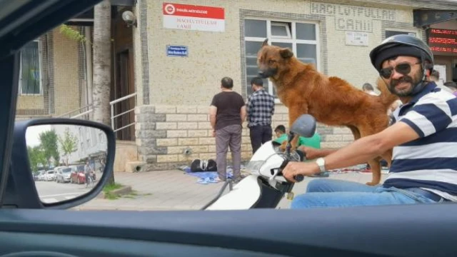 Motosiklette ’Kontes’li yolculuk