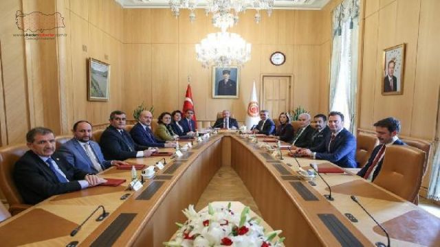 Müsilaj Sorununu Araştırma Komisyonu raporu, TBMM Başkanı Şentop'a sunuldu