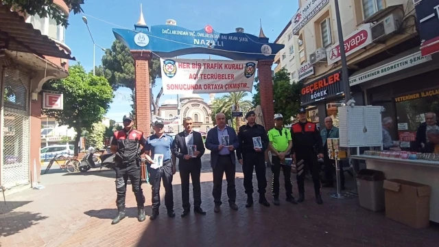 Nazilli’de “Yayalar için 5 Adımda Güvenli Trafik Uygulaması” gerçekleştirildi