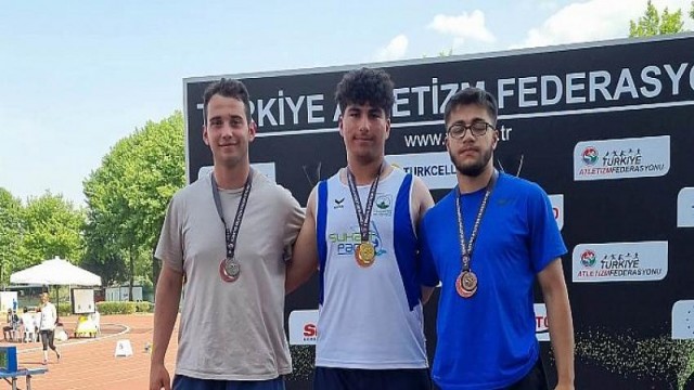 Osmangazili atlet müsabakaya damga vurdu