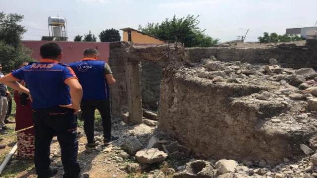 Osmaniye’de metruk bina çöktü: 1 yaralı