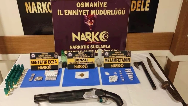 Osmaniye’de uyuşturucu operasyonlarına 11 tutuklama