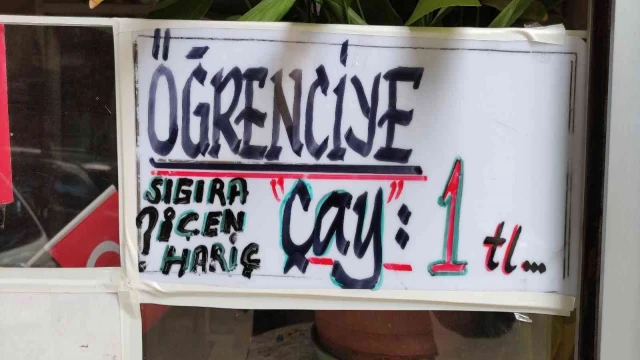 (Özel) Bu esnaf çayı hala 1 liradan satıyor