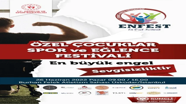 Özel Çocuklar Spor ve Eğlence Festivali başlıyor