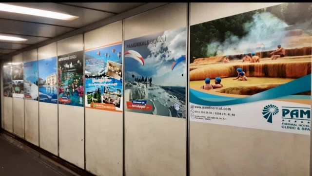 Pamukkale’nin termal otelleri yolcu trafiğinin en yoğun olduğu yaz aylarında tanıtıyor