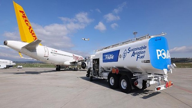 Pegasus, Sürdürülebilir Havacılık Yakıtı (SAF) ile Türkiye’de ilk uçuşunu gerçekleştirdi