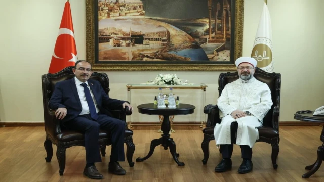Rektör Beydemir’den Diyanet İşleri Başkanı Erbaş’a davet