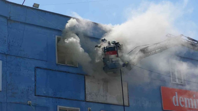 Samsun Gıda Borsası’nda yangın