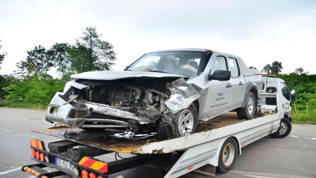 Samsun’da feci kaza: 1 ölü, 2 yaralı