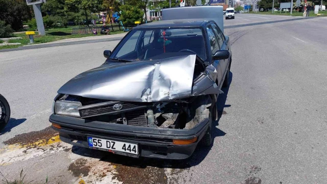 Samsun’da hemzemin geçitte trafik kazası