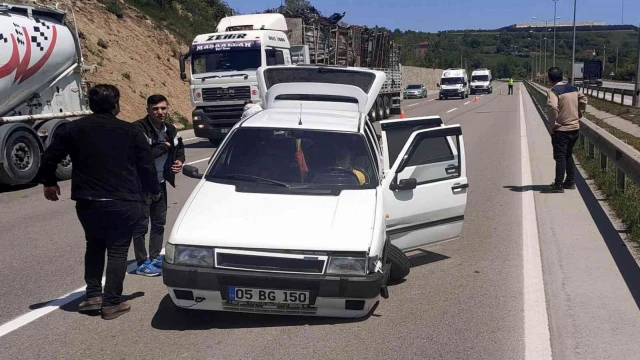 Samsun’da trafik kazası: 2 yaralı