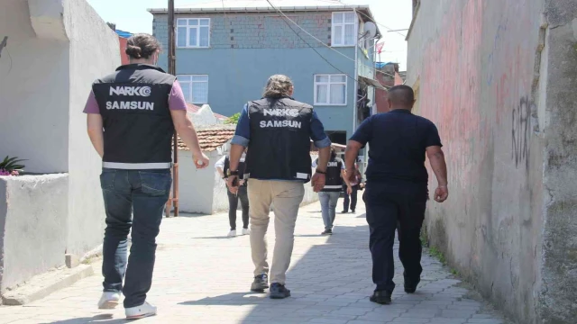 Samsun’da uyuşturucu operasyonu: 7 gözaltı