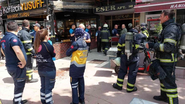 Samsun’da yangında 4 kişi dumandan etkilendi