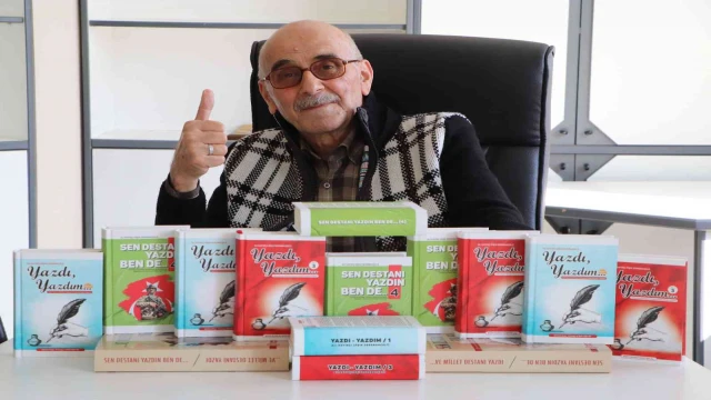 Samsunlu yazardan ’Guinness’lik rekor: 14 yılda 2 bin köşe yazısı, 21’i yayınlanmış 34 kitap