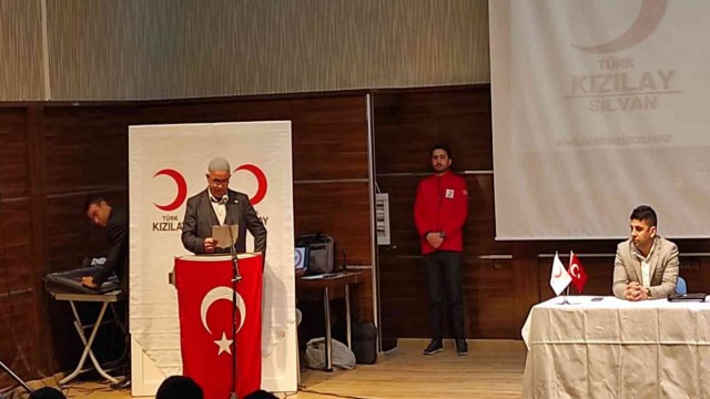 Silvan Kızılay’da olağan genel kurul yapıldı