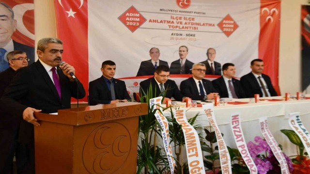Söke’de MHP’nin “Adım adım 2023” aydınlanma toplantısı yapıldı