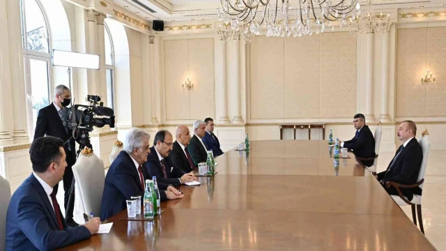 Tarım ve Orman Bakanı Kirişci, Aliyev tarafından kabul edildi