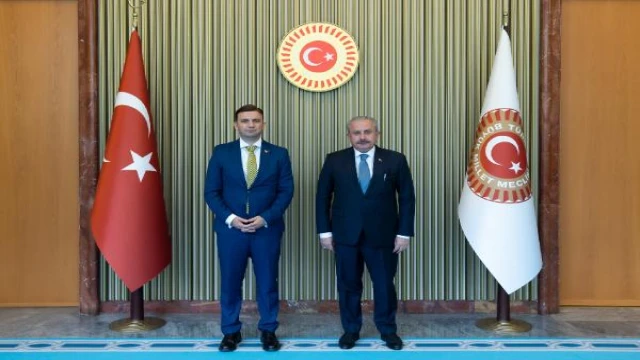 TBMM Başkanı Şentop, Kuzey Makedonya Dışişleri Bakanı’nı kabul etti
