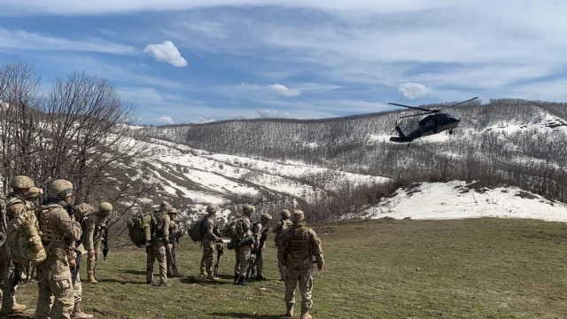 Tunceli’de Eren Abluka-7 Şehit Jandarma Uzman Çavuş Burak Tortumlu operasyonu başlatıldı