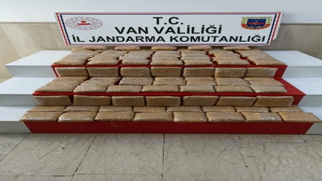 Van’da arazide 91,5 kilo eroin ele geçirildi