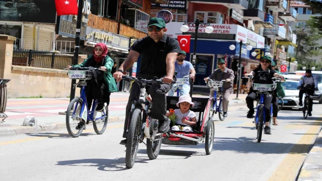 Yozgat’ta pedallar ”Bağımlılıktan uzak nesiller için” çevrildi