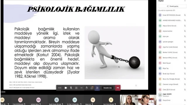 ZBEÜ Fen Edebiyat Fakültesinde bağımlılık konusu konuşuldu