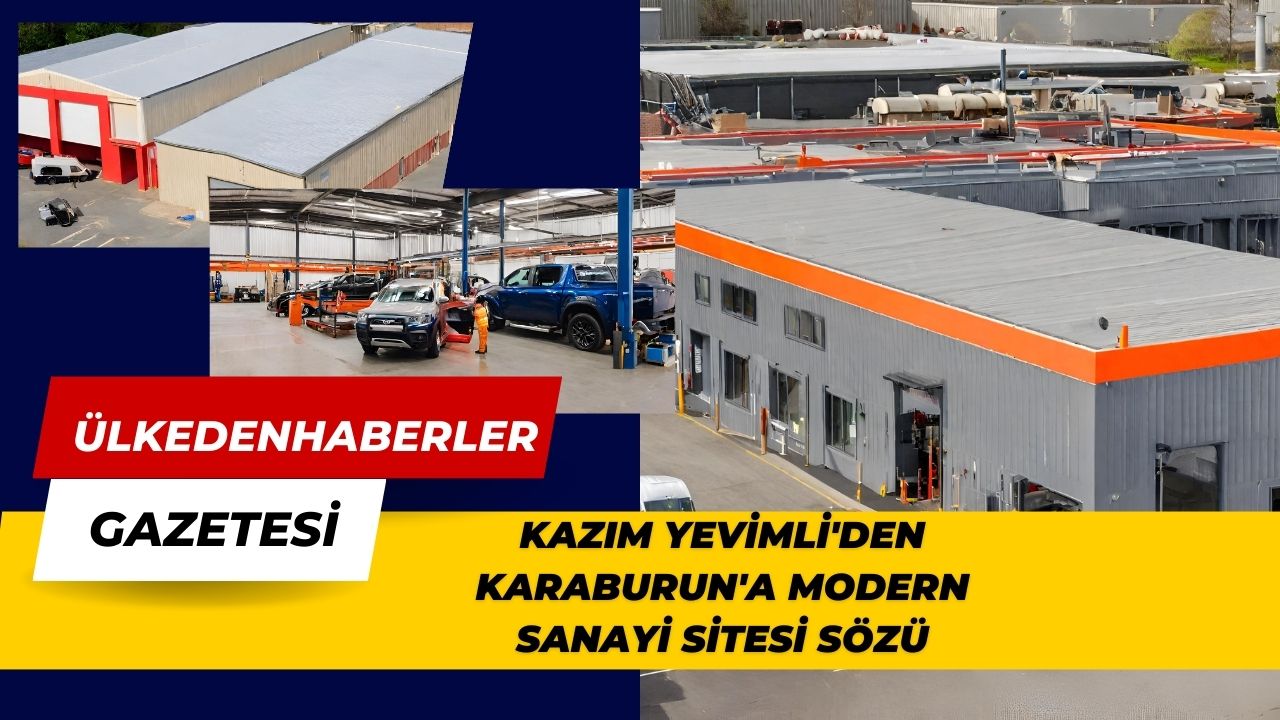 Kazım Yevimli'den Karaburun'a modern sanayi sitesi sözü