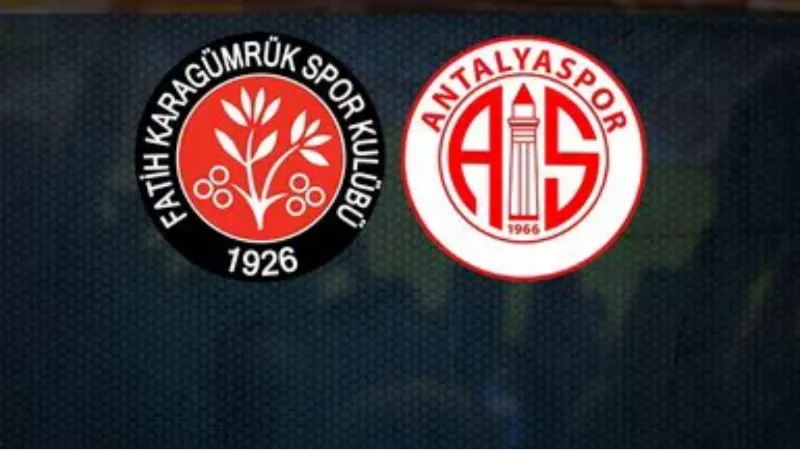 Fraport TAV Antalyaspor-VavaCars Fatih Karagümrük Hakemleri Açıklandı