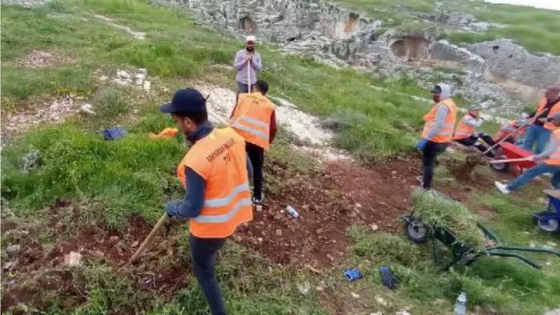 Deprem sonrası Perre Antik Kenti'nde kazı çalışmaları yeniden başladı