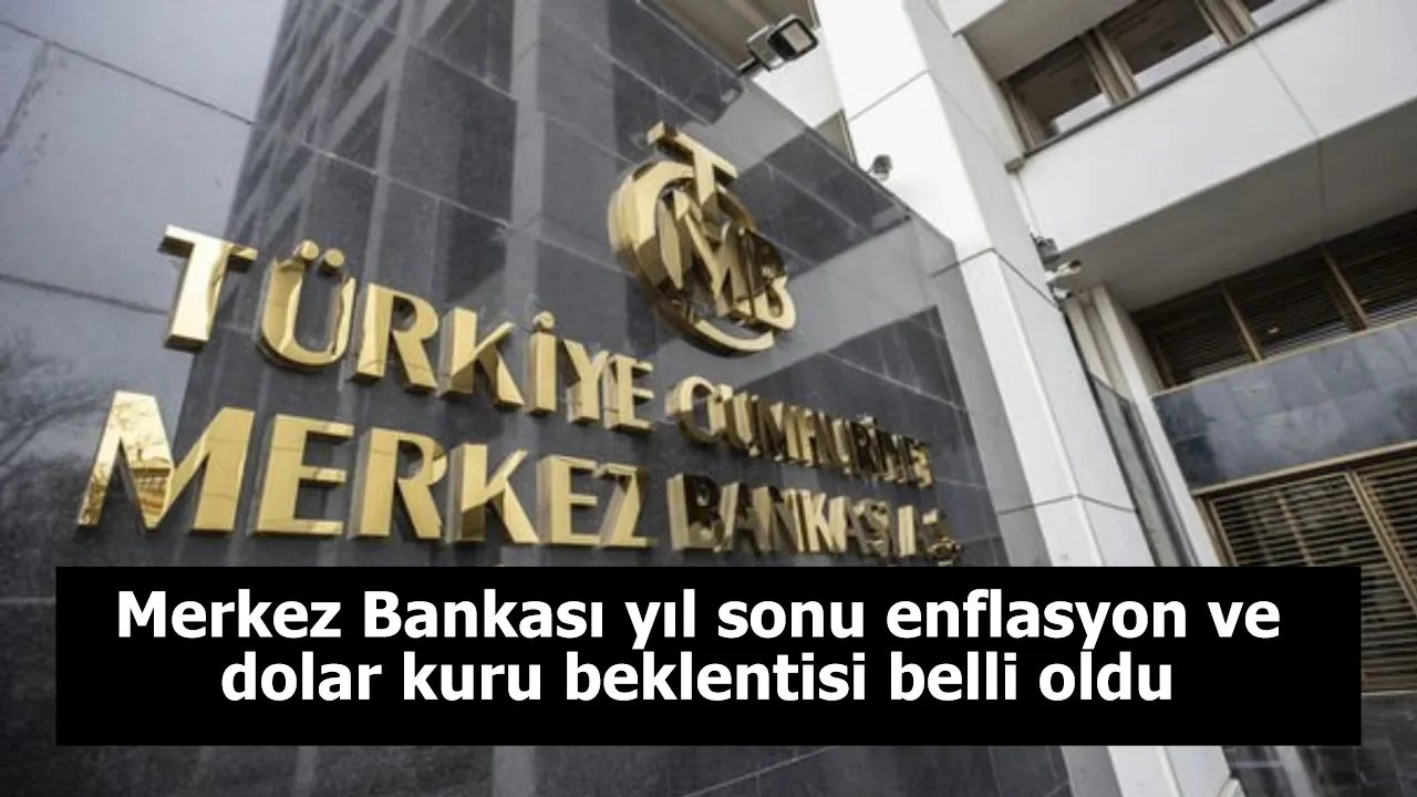 Merkez Bankası yıl sonu enflasyon ve dolar kuru beklentisi belli oldu