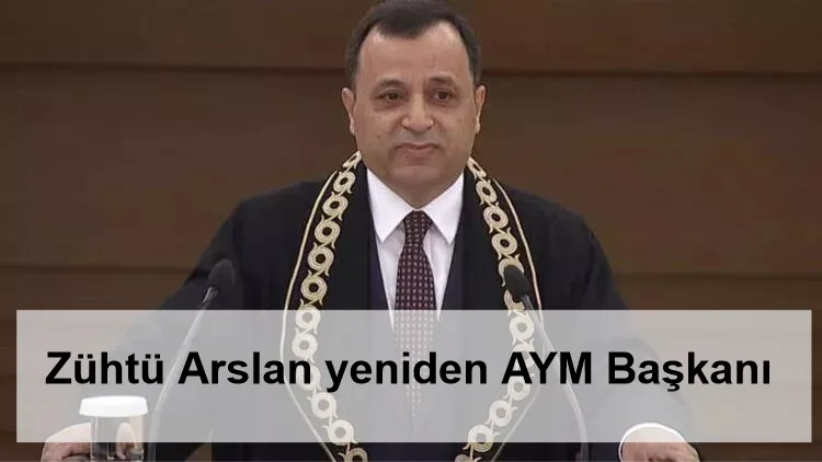 Zühtü Arslan yeniden AYM Başkanı