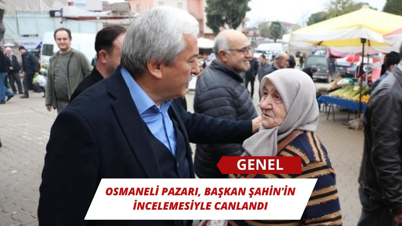 Osmaneli Pazarı, Başkan Şahin'in İncelemesiyle Canlandı