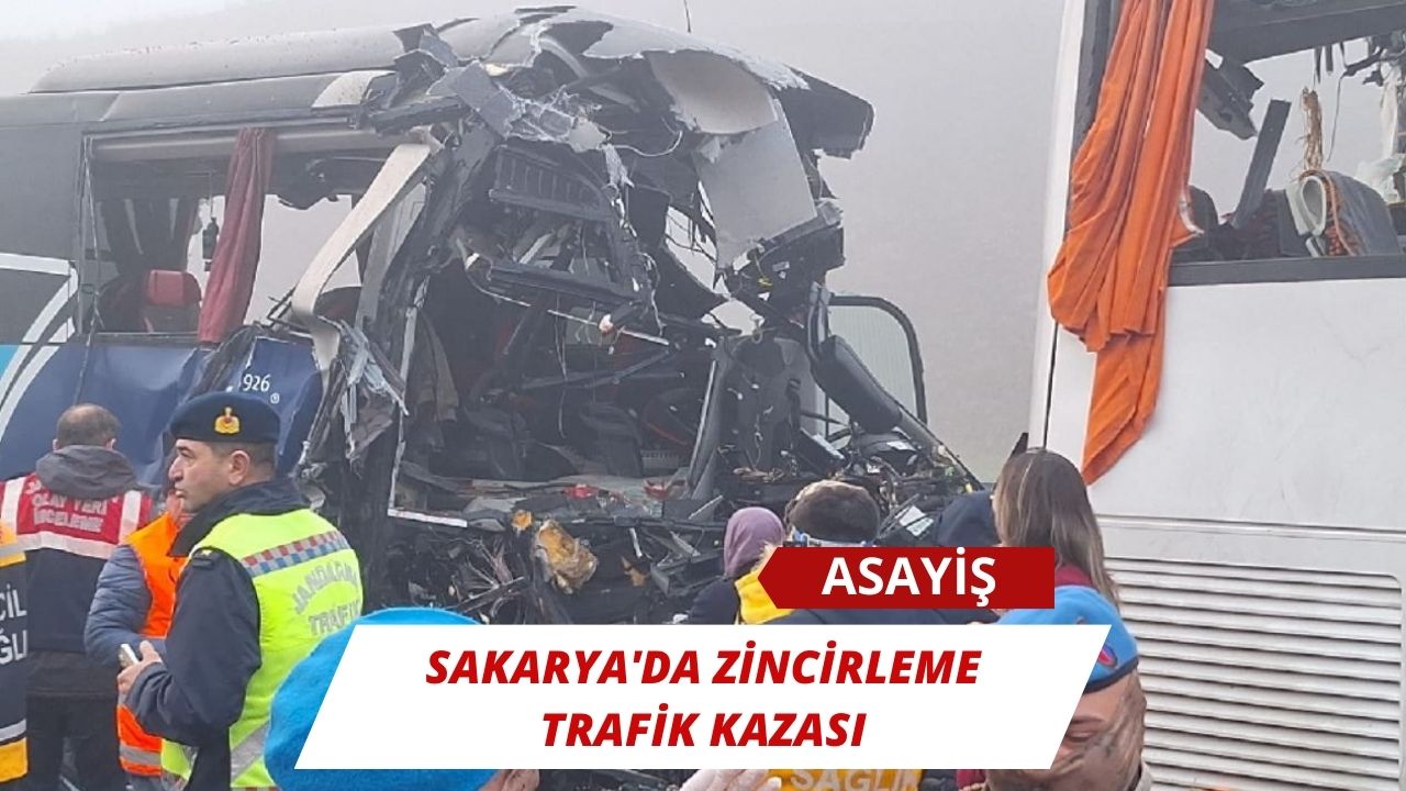 Sakarya'da zincirleme trafik kazası