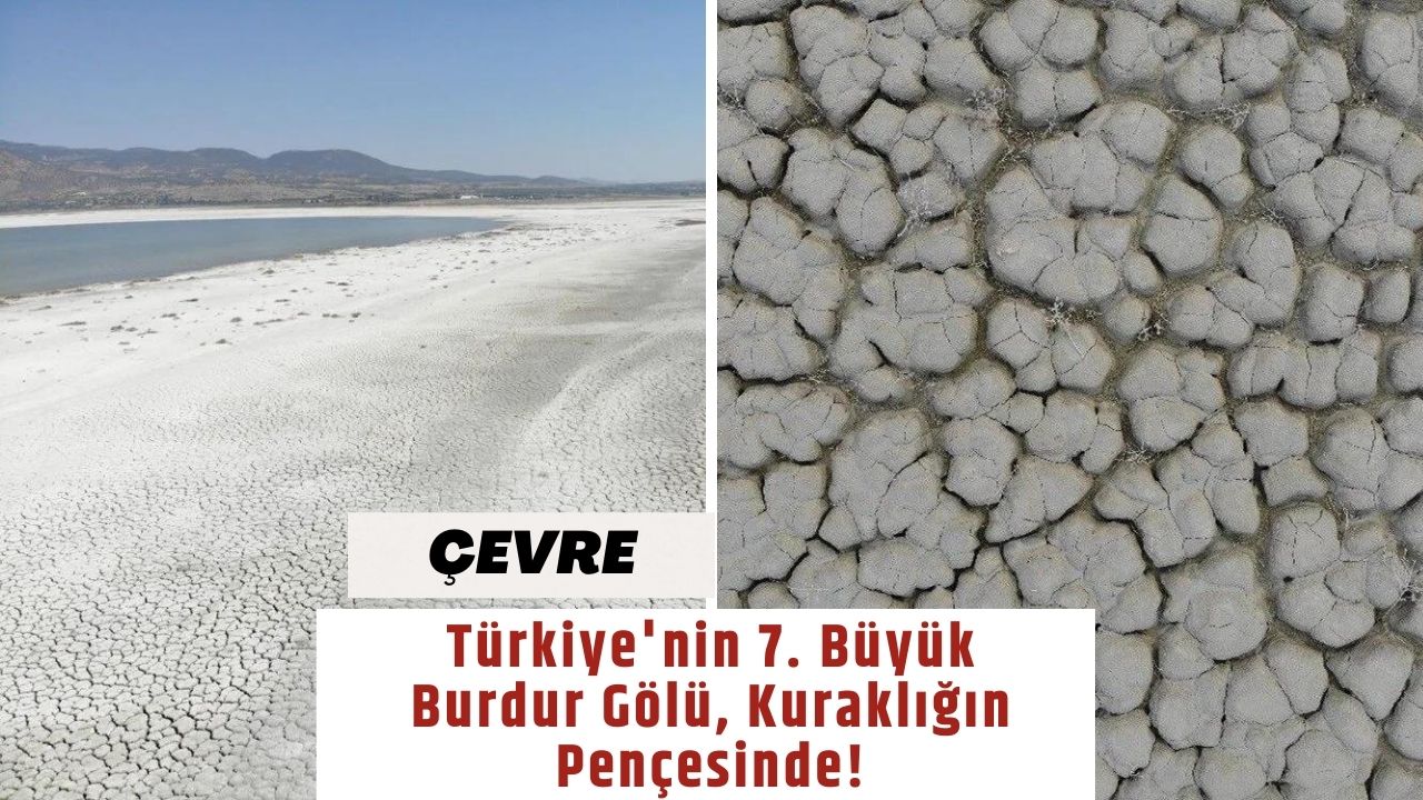 Türkiye'nin 7. Büyük Gölü Burdur Gölü, Kuraklığın Pençesinde!
