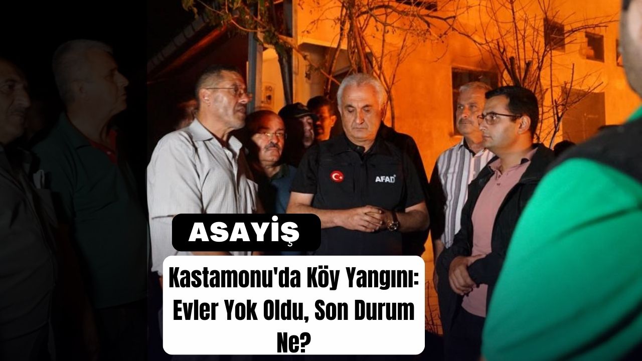 Kastamonu'da Köy Yangını: Evler Yok Oldu, Son Durum Ne?