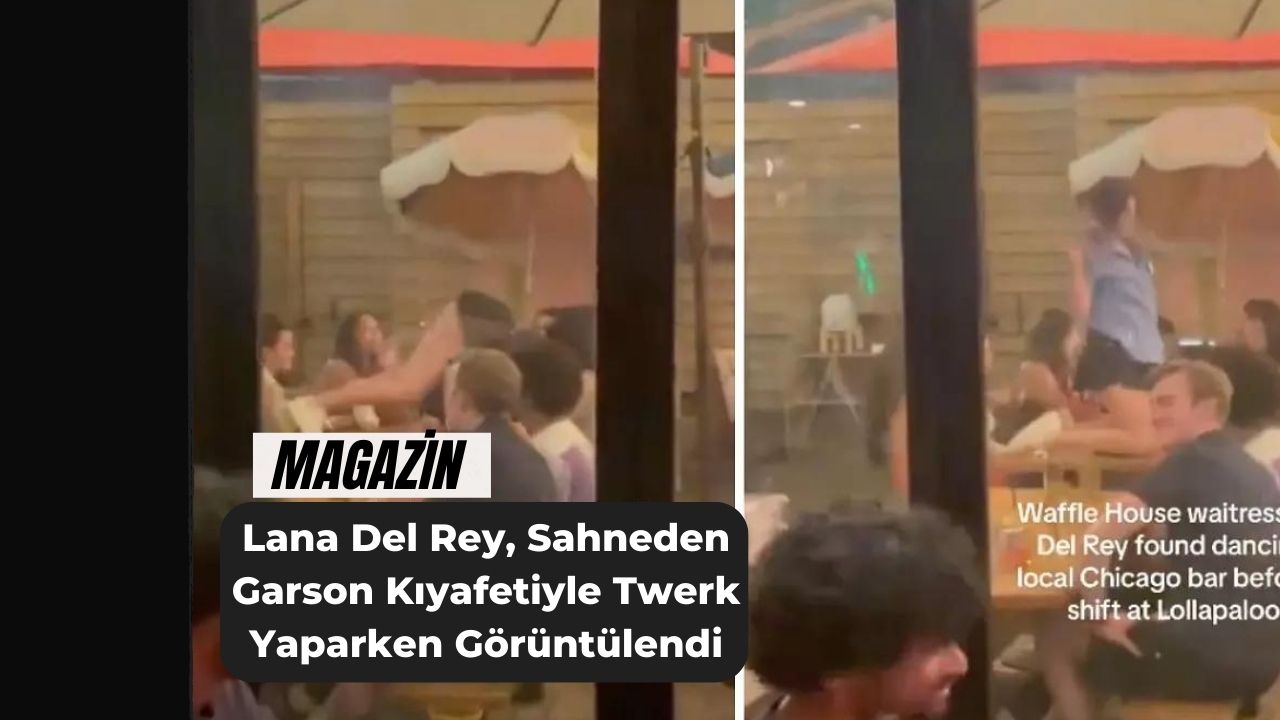 Lana Del Rey, Sahneden Garson Kıyafetiyle Twerk Yaparken Görüntülendi