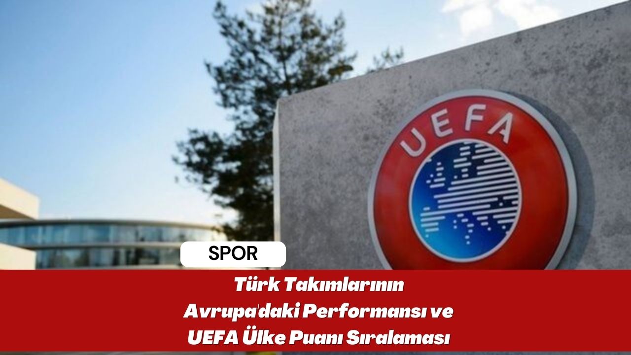 Türk Takımlarının Avrupa'daki Performansı ve UEFA Ülke Puanı Sıralaması