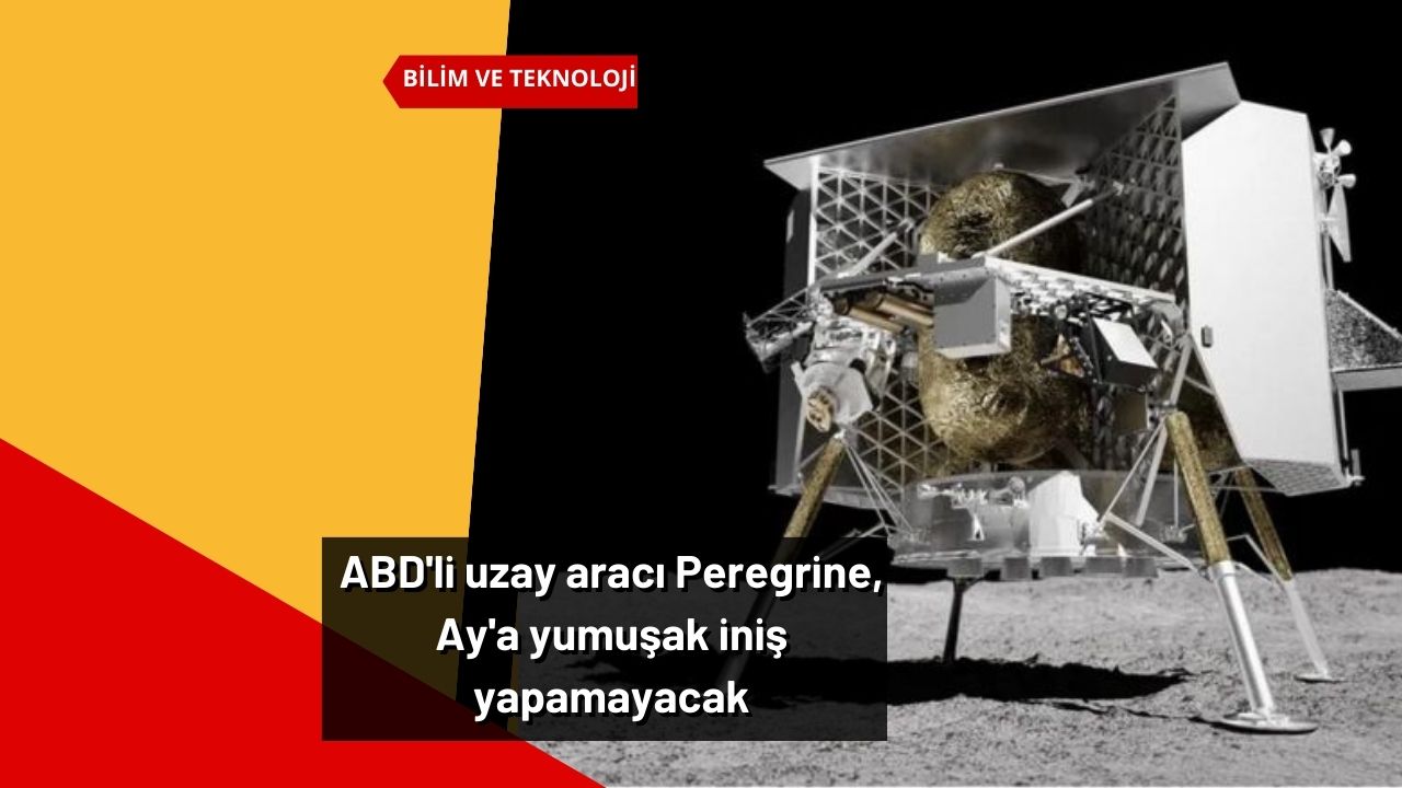 ABD'li uzay aracı Peregrine, Ay'a yumuşak iniş yapamayacak